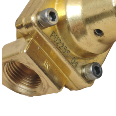 Piston Pilot dioperasikan Pneumatic Solenoid Valve 110VAC 1/2 Port Size Dirancang untuk Performance di Pneumatic Control Systems PU225S-08