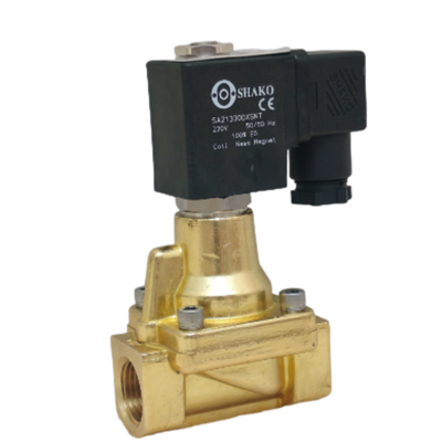 Katup Solenoid Pneumatik Kompatibel Uap 13Mm Ukuran Lubang Standar 220VAC Cocok untuk Peralatan dan Sistem Pneumatik