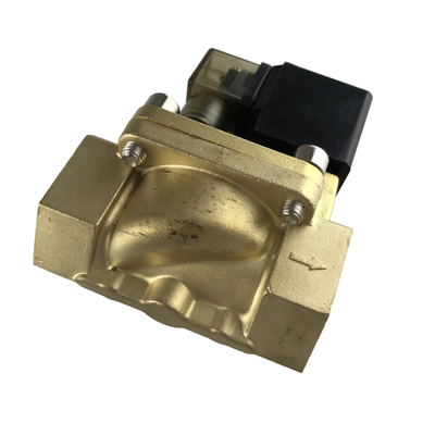 Ukuran Pelabuhan 3/8" sampai 2" inci Tekanan Katup Solenoid Pneumatik 0,5 sampai 10 Bar Kelas Perlindungan IP65 Dirancang untuk Otomasi Pneumatik