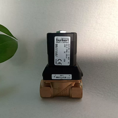 Burkert 6213 Solenoid Valve 00221602 G1/2 2/2 NC DC24V 8W Brass Body NBR Seal 0-10bar