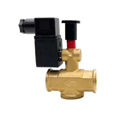 13EAB20K06 NBR Material segel 220VAC Pneumatic Solenoid Valve 2 Way Fungsi terbuka normal Komponen kontrol pneumatik ideal