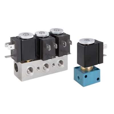 1/8 Ukuran Port 1913BA161-S Katup Solenoid Baja Tahan Karat 2 Arah Bahan Segel NBR Biasanya Tertutup Ukuran Lubang 1.6Mm