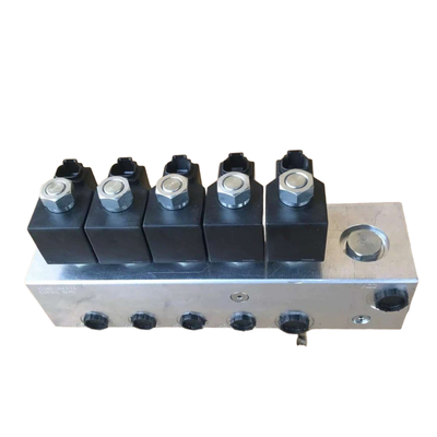 Manifold Katup Solenoid 1-Inlet-5-Outlet 2V025-06-5F dan Cincin Segel FKM 2V025-06-4F 1-Inlet-4-Outlet