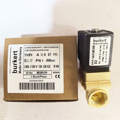 "00304194 00304191 00304193 Burkert Solenoid Control Valve Yang Menyediakan Operasi yang Stabil Dalam Berbagai Aplikasi Industri 5404 G1/2 2/2 Biasanya Ditutup