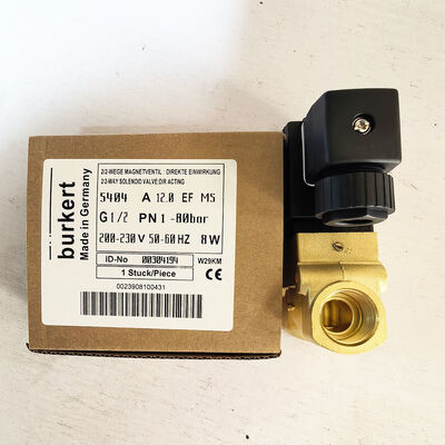 "00304194 00304191 00304193 Burkert Solenoid Control Valve Yang Menyediakan Operasi yang Stabil Dalam Berbagai Aplikasi Industri 5404 G1/2 2/2 Biasanya Ditutup