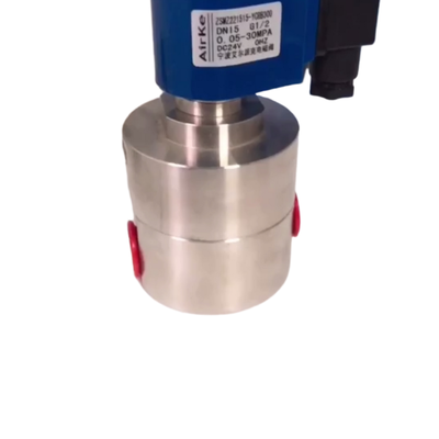 H3S15B04 Ukuran lubang 15mm Katup air 1/2' 'Ukuran port 15mm Ukuran lubang stainless steel Ukuran port 2 Way NC