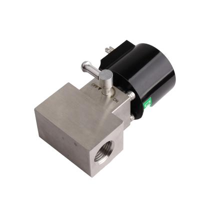 8.7BAS080B01 2/2 Way Pneumatic Solenoid Valve Menampilkan Bahan Tubuh Stainless Steel 304 dan Ukuran Port 1/8 ''