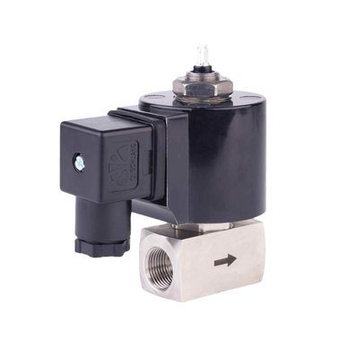 Spring Return Solenoid Valve 8.16AAS030B PTFE Seal Material 3/8 Inch Port Size Oriffice Size 3mm