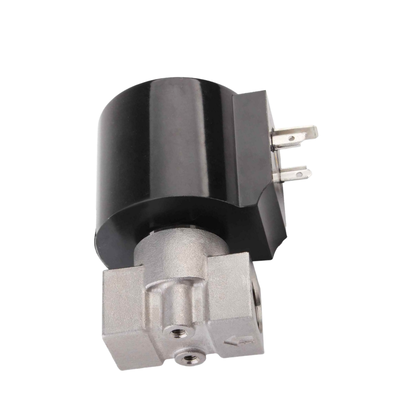 8.7AAS010B Ukuran Lubang 1mm Pneumatic Solenoid Valve 24VAC Tegangan 3/8 1/4 3/8 Ukuran Port PTFE Material Seal