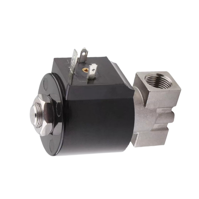 8.7AAS010B Ukuran Lubang 1mm Pneumatic Solenoid Valve 24VAC Tegangan 3/8 1/4 3/8 Ukuran Port PTFE Material Seal
