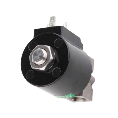 8.7AAS010B Ukuran Lubang 1mm Pneumatic Solenoid Valve 24VAC Tegangan 3/8 1/4 3/8 Ukuran Port PTFE Material Seal
