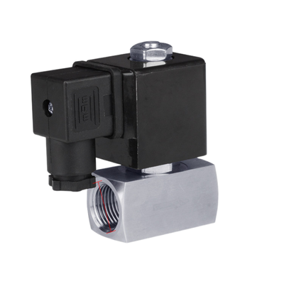 SH-010ES Stainless Steel 304 Solenoid Valve 1/4 3/8 Port Size Valve serbaguna 1mm Opening Size 0-150 bar Tekanan kerja