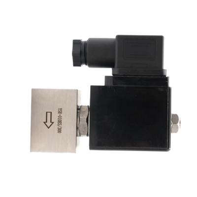 Baja tahan karat 304 Bahan tubuh 1/4 3/8 Ukuran port 2mm Ukuran lubang 2 Way NC SH-020ES Katup air 12VDC