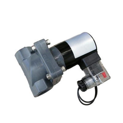 Bahan badan UPVC Pneumatic Solenoid Valve FF1U50B50 Cocok untuk media kerja kimia