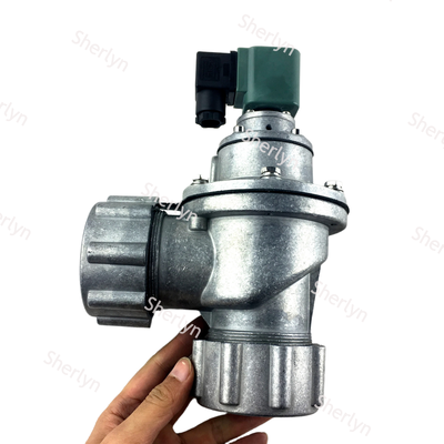 BFEC DMF-ZM-40 1.5" Right Angle Nut Type Solenoid Pulse Valve, DN40 Baghouse Dust Collector Jet Cleaning Valve