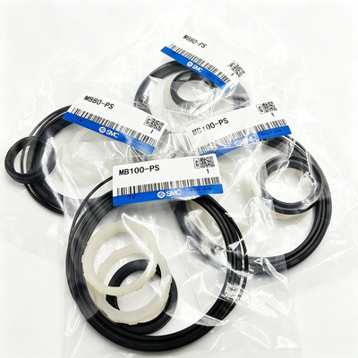 Kit Servis Silinder Pneumatik SMC MB63-PS Set Lengkap Perakitan Segel Perbaiki Kebocoran Udara Pengganti Silinder Udara Batang Pengikat Aksi Ganda Seri MB