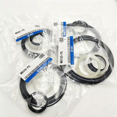 Paket Penggantian Segel Silinder SMC MB80-PS Cincin Segel Tahan Aus Tinggi Cocok untuk Silinder Bore 80mm Seri MB untuk Perbaikan Lini Produksi