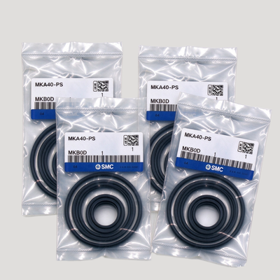 Paket Penggantian Seal Silinder SMC MKB/MKA63-PS Seal Tahan Tekanan Tinggi Cocok untuk Silinder Klem Ayun Bore 63mm Seri MK untuk Perbaikan Stasiun Penjepitan Otomatis