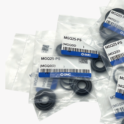 Kit Perbaikan Segel Silinder Pemandu Ringkas SMC MGQ16-PS Segel Batang Piston NBR Untuk Silinder Pemandu Pneumatik Aksi Ganda MGQ16 Bore 16mm Perawatan Perbaikan