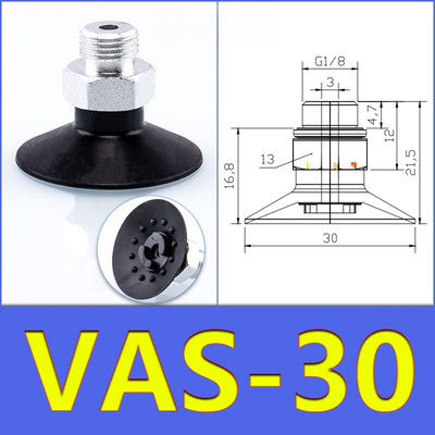 FESTO VAS30 Suction Pad Pneumatik Diameter 30Mm Silikon Multi Warna Karet Nitril Tahan Aus Untuk Transfer Material Robot