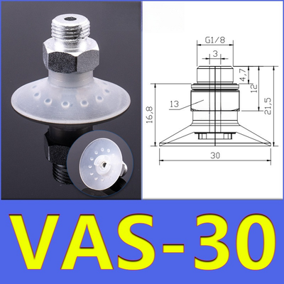 FESTO VAS30 Suction Pad Pneumatik Diameter 30Mm Silikon Multi Warna Karet Nitril Tahan Aus Untuk Transfer Material Robot