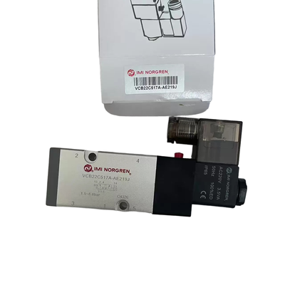 Katup Solenoid Terpasang NAMUR IMI NORGREN VCB22C517A-AE219J G1/4 AC220V 5/2 Katup Kontrol Arah Pneumatik Tunggal untuk Aktuator