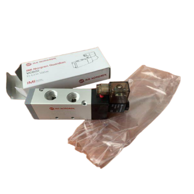 Katup Solenoid NORGREN VCB22D517A-AD213L Aliran Tinggi 3350 L/min G1/2 24VDC 5/2 Pengembalian Pegas Katup Spool Pneumatik Bodi Aluminium IP65