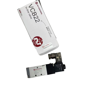 Katup Solenoid Port Mini M5 IMI Norgren VCB22A517D-C5213A 24VDC 5/2 Katup Arah Pneumatik untuk Elektronik Presisi Ukuran Ringkas dengan Indikator LED