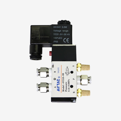 Airtac 4V310-08 Industrial Air Solenoid Valve Good Sealing Stability Low Starting Pressure Suitable For Automation Assembly Line Pneumatic Control System