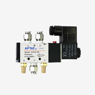 Airtac 4V310-08 Industrial Air Solenoid Valve Good Sealing Stability Low Starting Pressure Suitable For Automation Assembly Line Pneumatic Control System