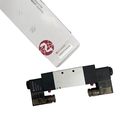 Katup Solenoid Latching Ganda G3/8 NORGREN VCB22C511A-AC213L 24VDC 5/2 Katup Arah Pneumatik untuk Sistem Konveyor Aliran 1800 L/menit