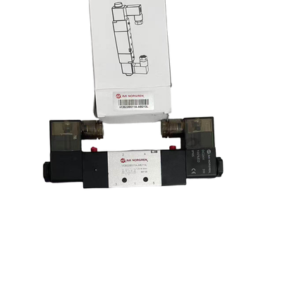 Katup Solenoid Ganda VCB22B511A-AB213L 24VDC IMI NORGREN G1/4 5/2 Katup Memori Pneumatik untuk Mesin Perkakas Pemuatan Kumparan Ganda