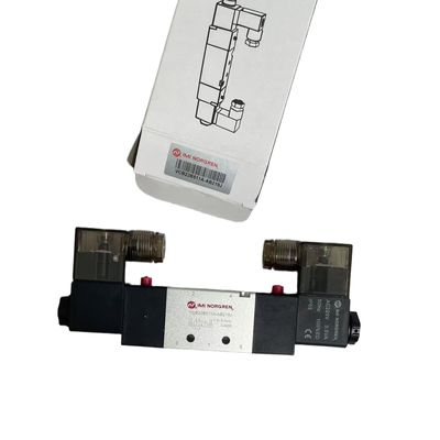 G1/4 AC220V Double Directional Valve VCB22B511A-AB219J NORGREN 5/2 Pneumatic Solenoid Valve for Textile Machinery Dual Coil