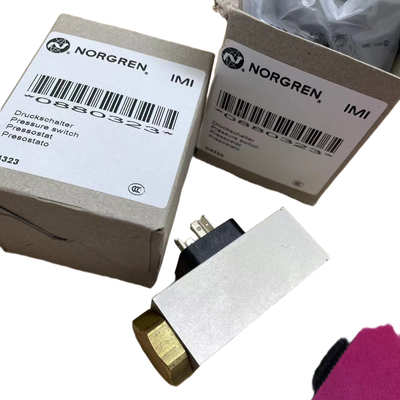 Sakelar Tekanan Ulir G1/4 0,5-8 bar NORGREN 0880323 Monitor Tekanan untuk Pipa Fluida Mesin Perkakas