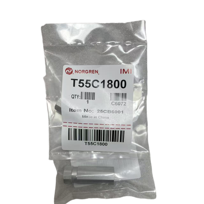 Katup Non-Return Ukuran Kecil IMI Norgren T55C1800 Ulir G1/8 BSPP Katup Periksa Pneumatik Mini Untuk Peralatan Otomatisasi Presisi