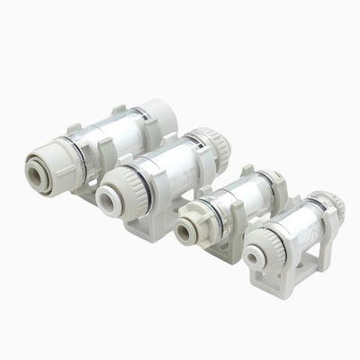 SMC ZFC100‐06 ZFC200‐06 Kompak Filter Udara Vakum One-Touch Quick Connect Fitting Cartridge-Style Replaceable Filter Element Dengan Anti-Scatter Lock Mechanism Untuk 6mm Pneumatic Tubing