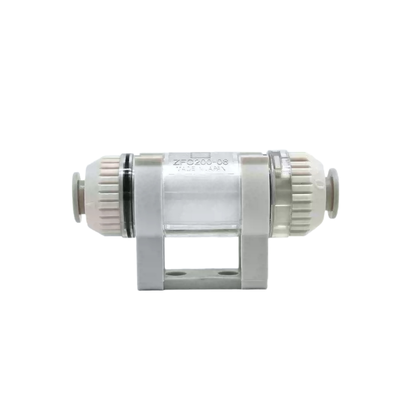SMC ZFC100‐06 ZFC200‐06 Kompak Filter Udara Vakum One-Touch Quick Connect Fitting Cartridge-Style Replaceable Filter Element Dengan Anti-Scatter Lock Mechanism Untuk 6mm Pneumatic Tubing