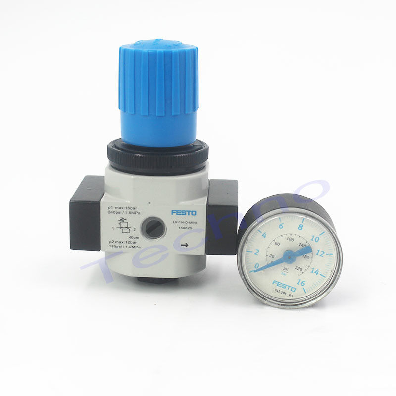 LR-1/4-D-MINI Pneumatic Filter Regulator Lubricator Metal FESTO Pressure Regulator