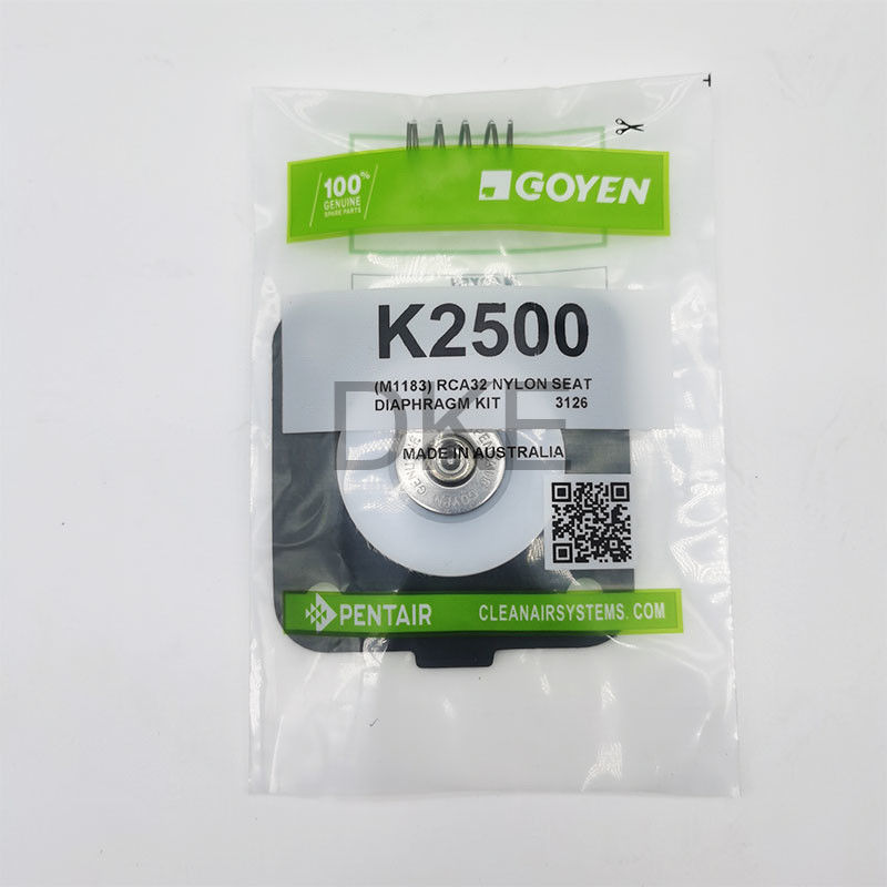 Aksesoris Diafragma Katup Pulsa Nitrile Goyen K2500 M1183 CA/RCA32 T * 0-0.8MPa