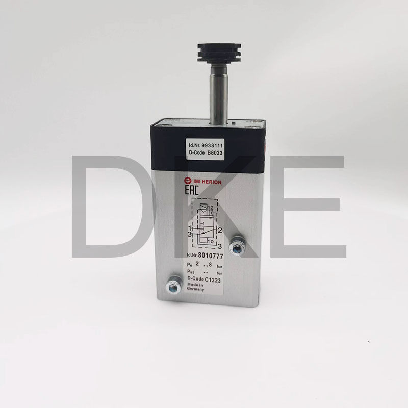 8010750 8010777 Kumparan Berpenggerak Solenoid Tidak Langsung Ukuran Port G1/4 5 Port 1 -10 Bar
