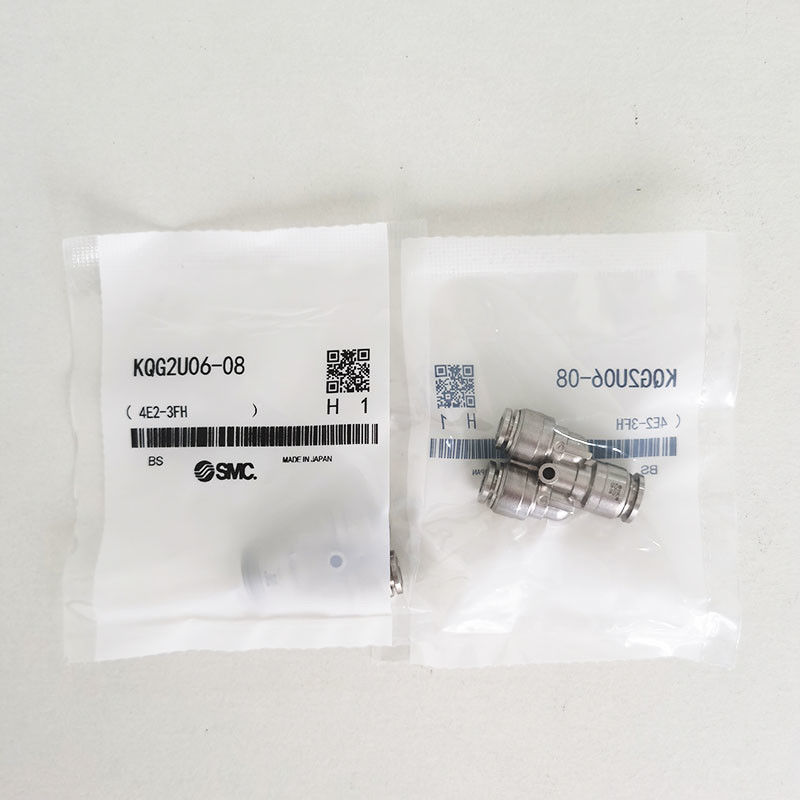 SMC KQG2U06-08 Fitting Udara Sambungan Cepat Dalam SS316 Tekanan Buktinya 3,0 MPa