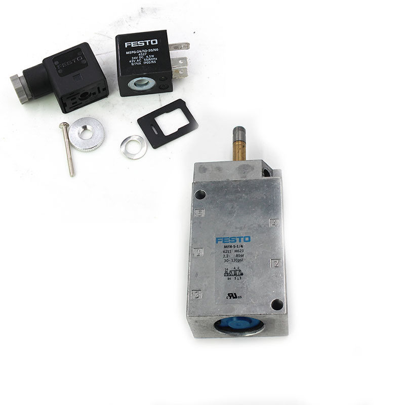 Festo Mfh-5-1/4 Tiger Solenoid Valve 6211 5/2 Way Valves G1/4