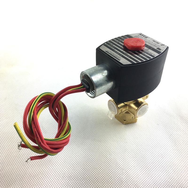ASCO SCB320B174.230/50 NPT1/4 3/2 Universal Brass Body NBR Series 320 Direct Operated Inline Solenoid Valves