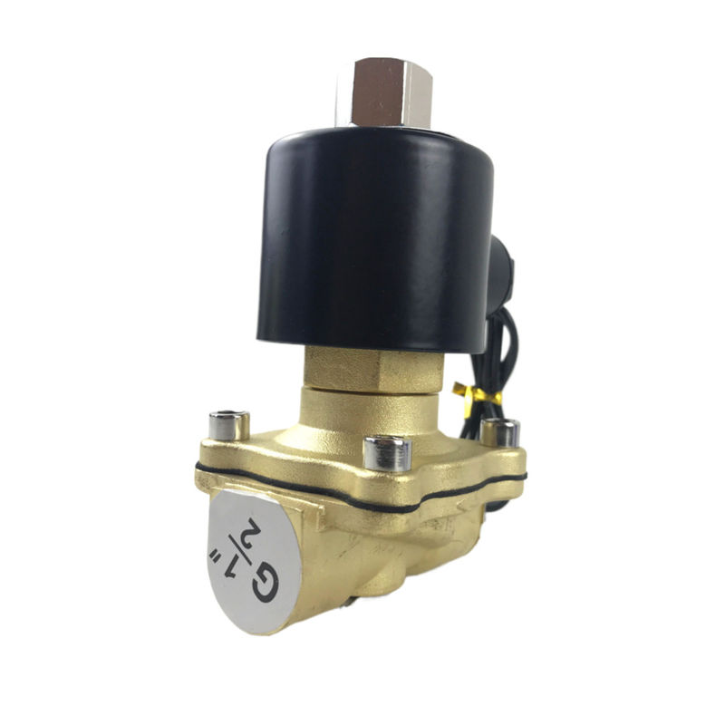 3/4 Inch 2W200-20 NPT Air Air Kuningan Solenoid Valve NC 2 Way