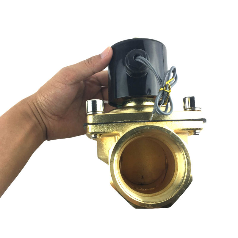 2W500-50 Solenoid Valve Air Vapor Control Switch 2 Inch Solenoid biasanya terbuka