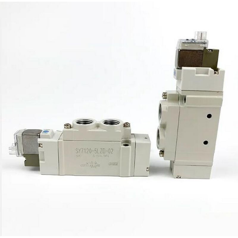 SMC SY7120-5LZD-C6 Solenoid Valve 2 posisi Single One-Touch Fitting Port Size ø6 DC24V