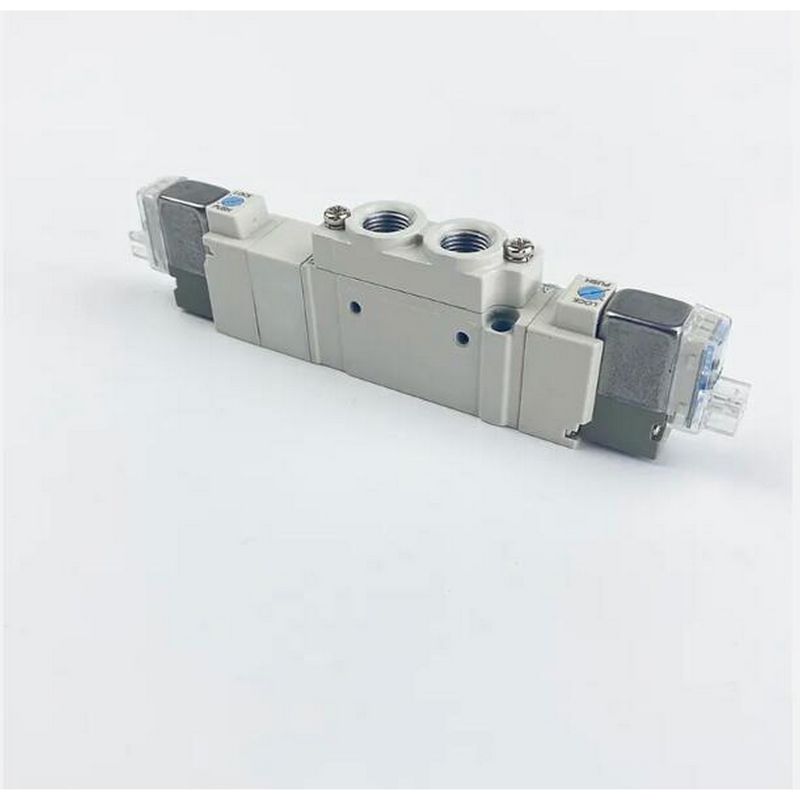 SMC SY5320-6LZD-C8 DC12V Solenoid Valve One-Touch Fitting 3 Posisi Tutup Pusat Port Ukuran ø8