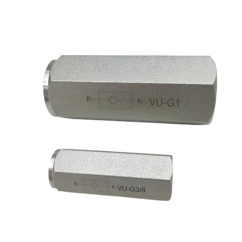 Kode ISO 16/13 Katup kontrol hidrolik VU-G1 VU-G3/8 VU-G3/4 VU-G1-1/4 VU-G2