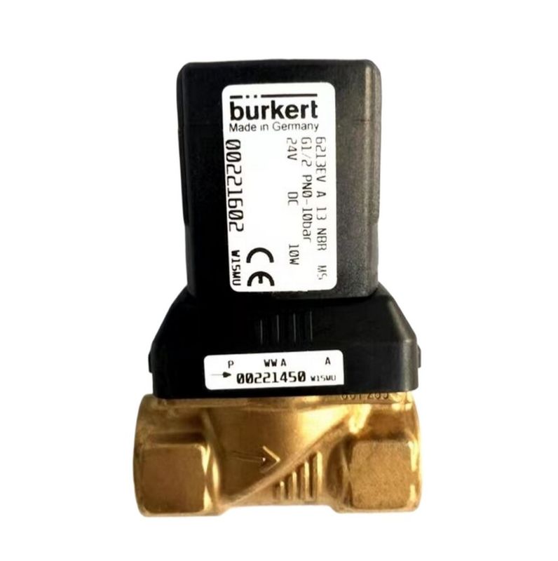 00308506 BURKERT Solenoid Valve G1 2/2 Biasanya Ditutup 25 Lubang Aliran FKM Corpus Valve Kuningan Disegel 8W 1-32bar