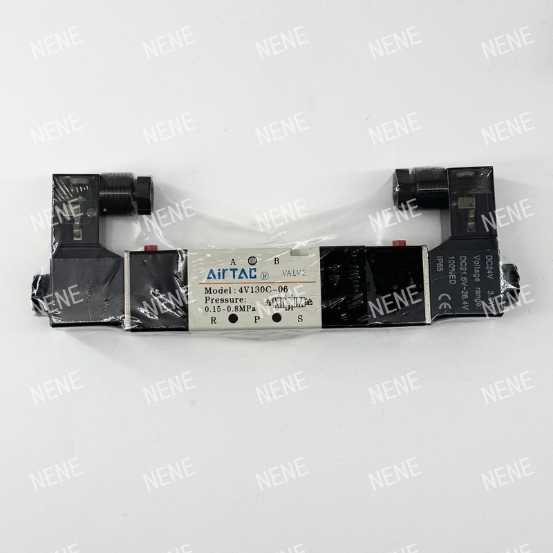 Electron Magnetic Valve 4V130P-06 AIRTAC Untuk Kontrol Udara yang Tepat Dalam Kisaran Tekanan 0,15 hingga 0,8 MPa